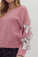 Endless Rose Sequin Bow Sweater