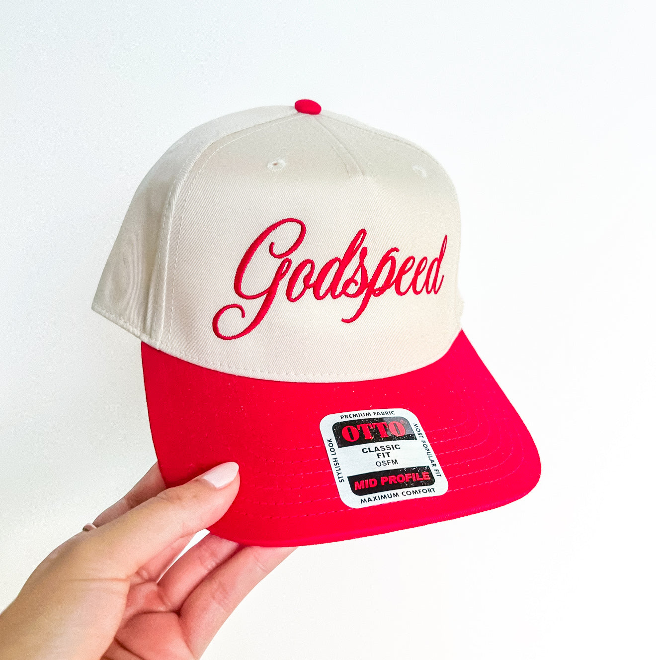 Godspeed Red/Tan Hat